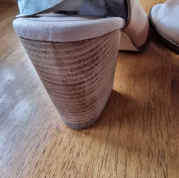 Aldo Genuine Leather Open Toe Block Heel Booties - Picture 11 of 11